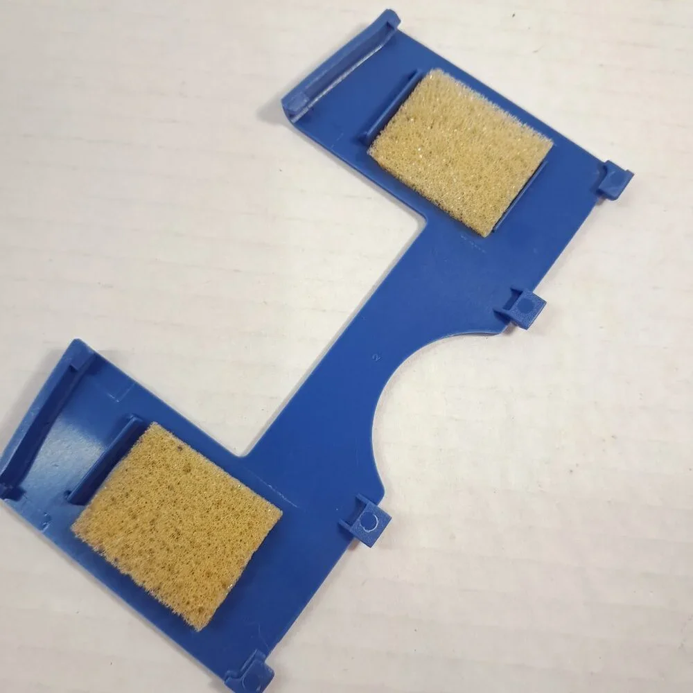 Tiger electronics Jeopardy game battery cover back door‎ blue part 1985 ONLY